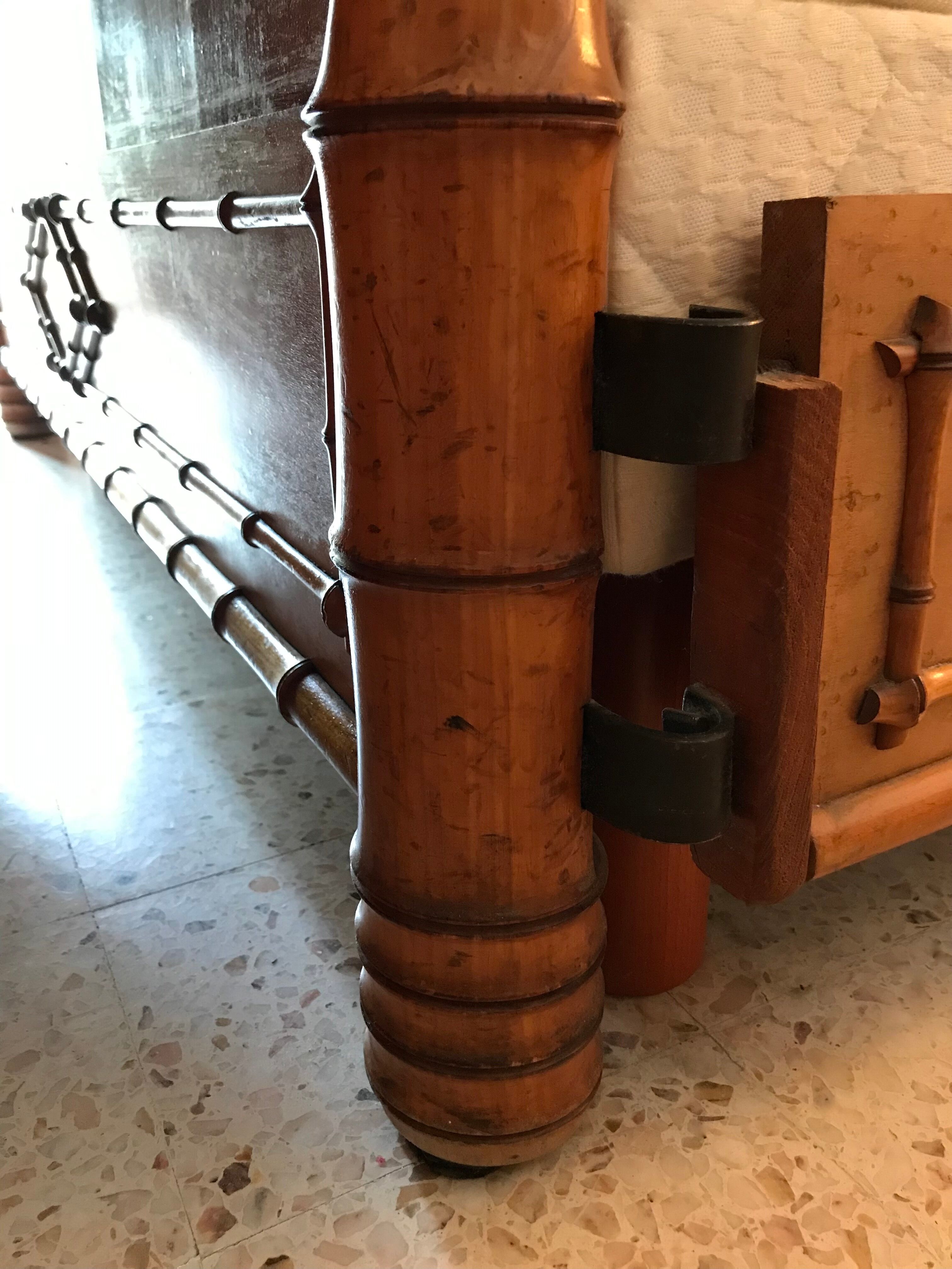 Bed bamboo collection circa 1870 Napoleon III