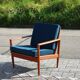 Fauteuil danois vintage en teck de john boné 1950