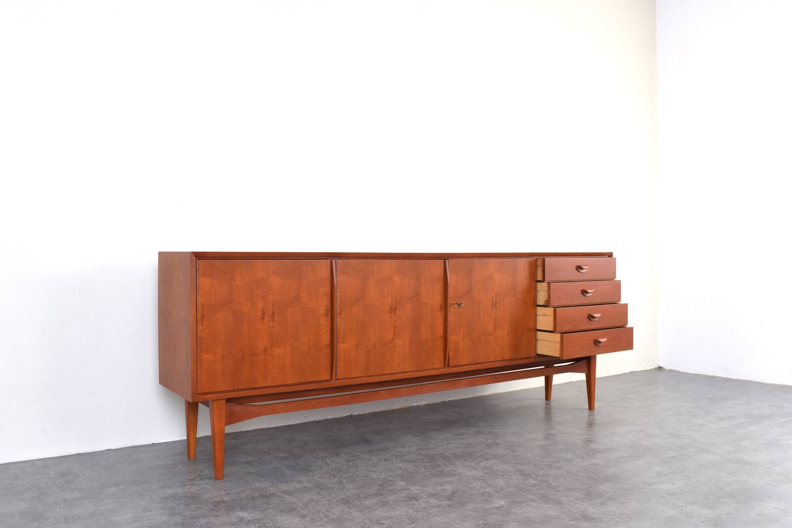 Mid-Century Teak Sideboard by Heinrich Althoff, 1960s.