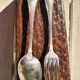 Baptism cutlery set box