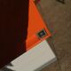 Allibert small vanity cabinet bathroom orange 1970