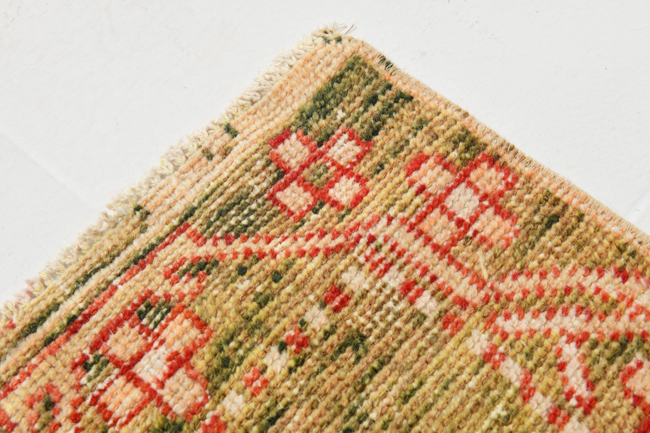 3x12 Ruby Red Vintage Persian Runner Rug, 92x371Cm SK20380