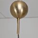 Vetrofond Italian Murano Glass Pendant Light with Brass Fixtures, 1980's
