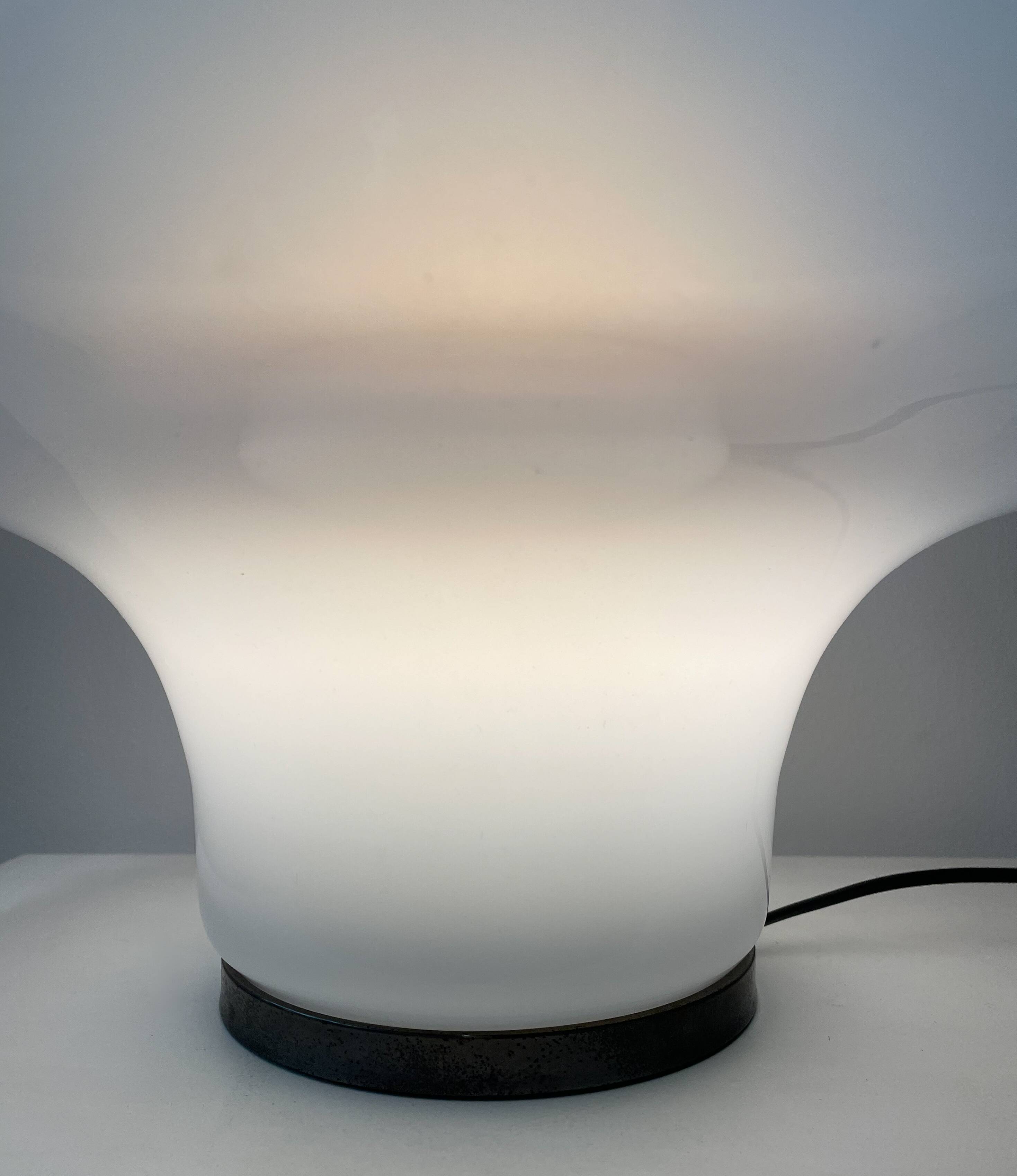 'Lotus' table lamp by Carlo Nason for Mazegga, Italy, 1960s