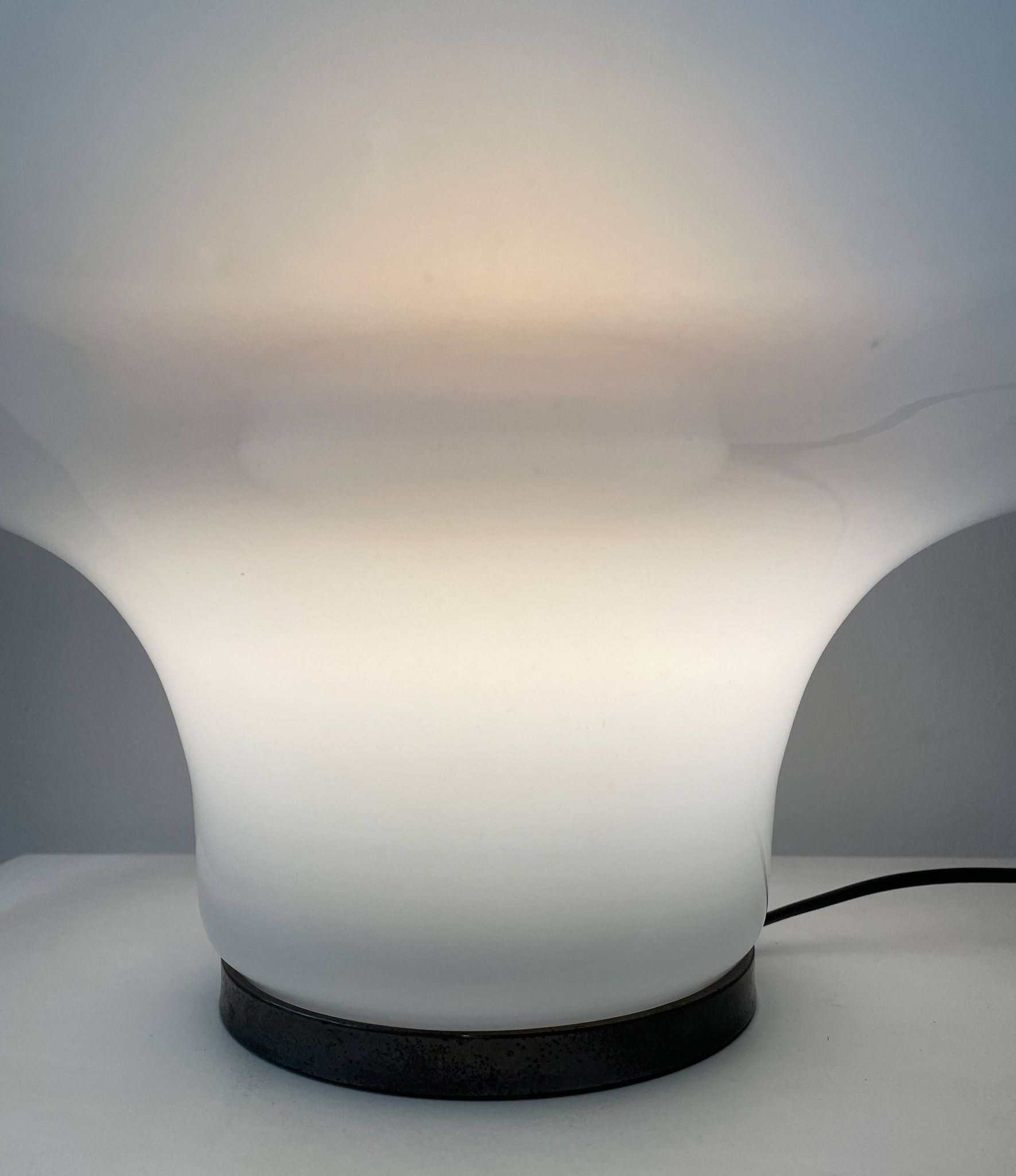 'Lotus' table lamp by Carlo Nason for Mazegga, Italy, 1960s
