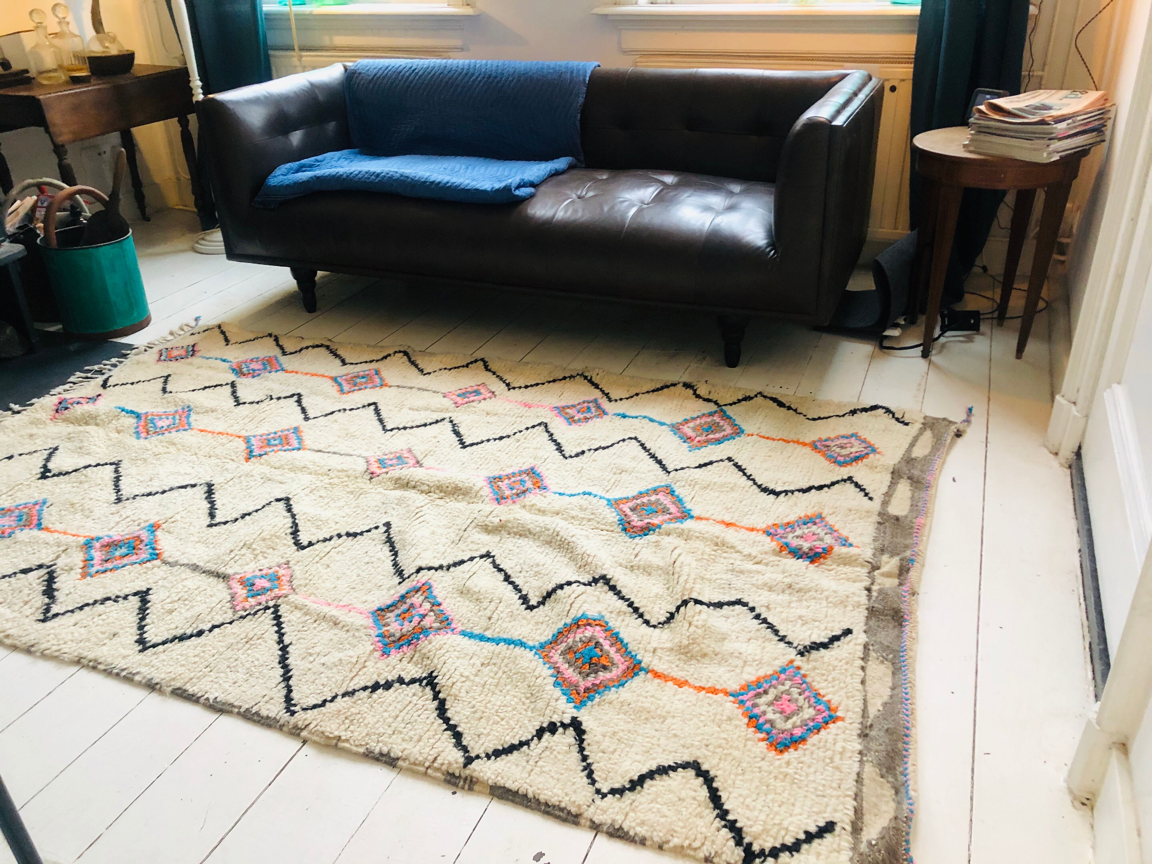 Berber carpet in 100% wool - 230x150cm