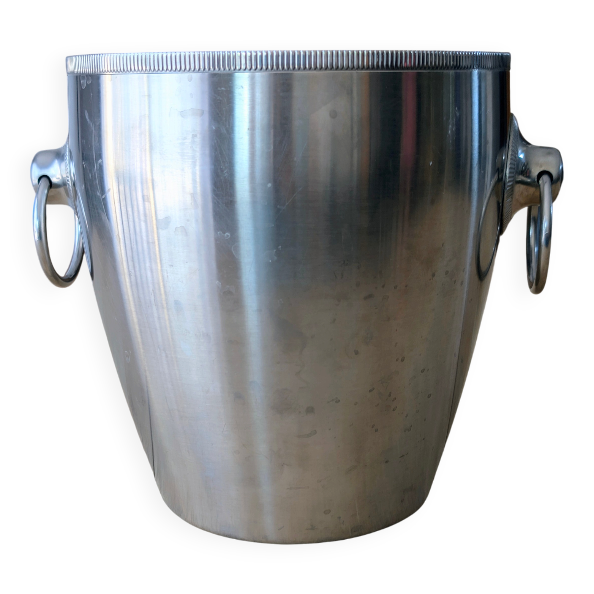 Vintage French stainless steel champagne bucket Létang Rémy
