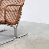 Fauteuil en rotin tressé Dirk van Sliedrecht 514C pour Gebroeders Jonkers Noordwolde