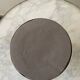 Marble cheese platter and silver metal 1970