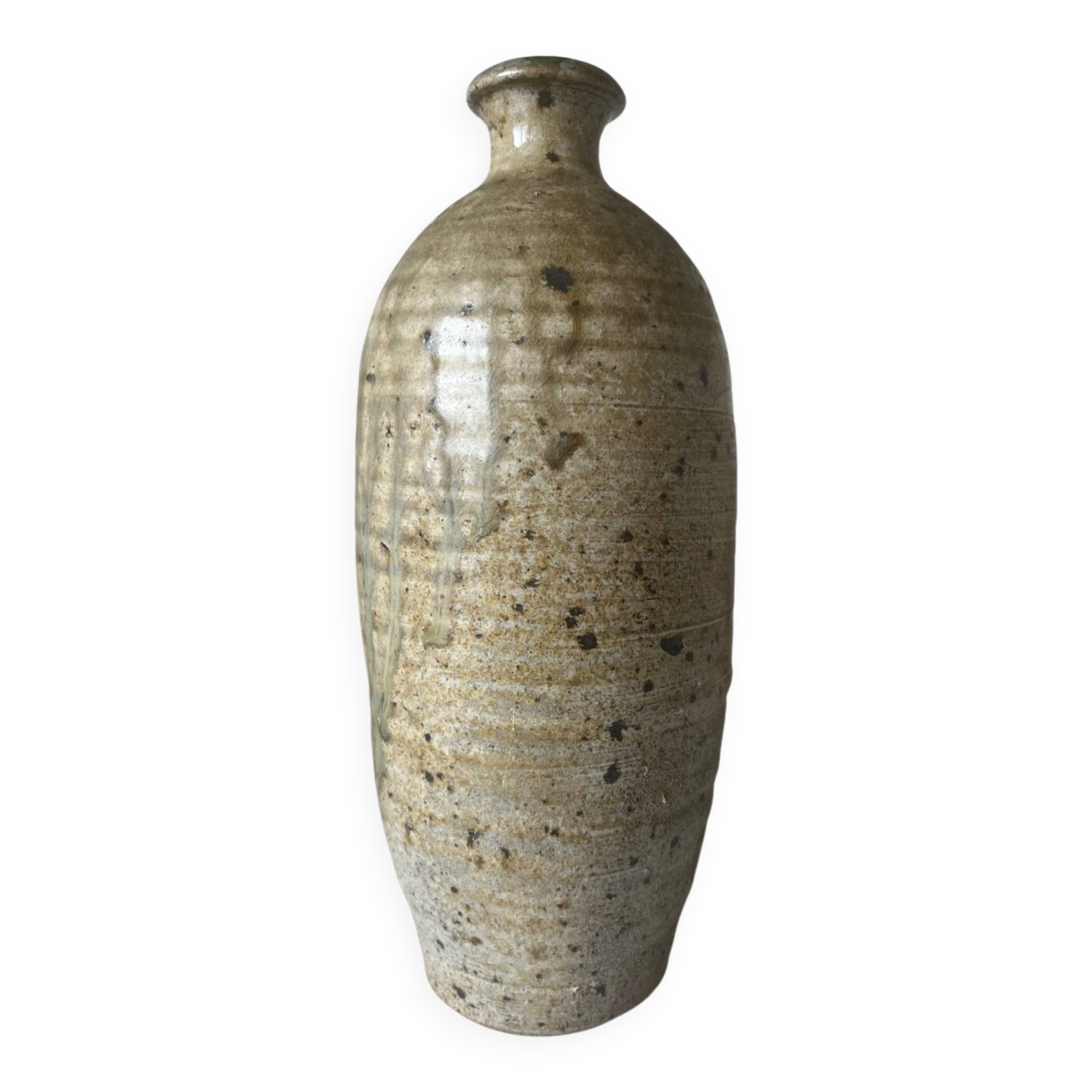Antique stoneware bottle