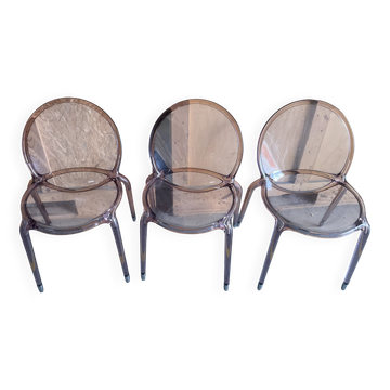 6 loop crystal & emerald chairs – roche bobois – cédric ragot