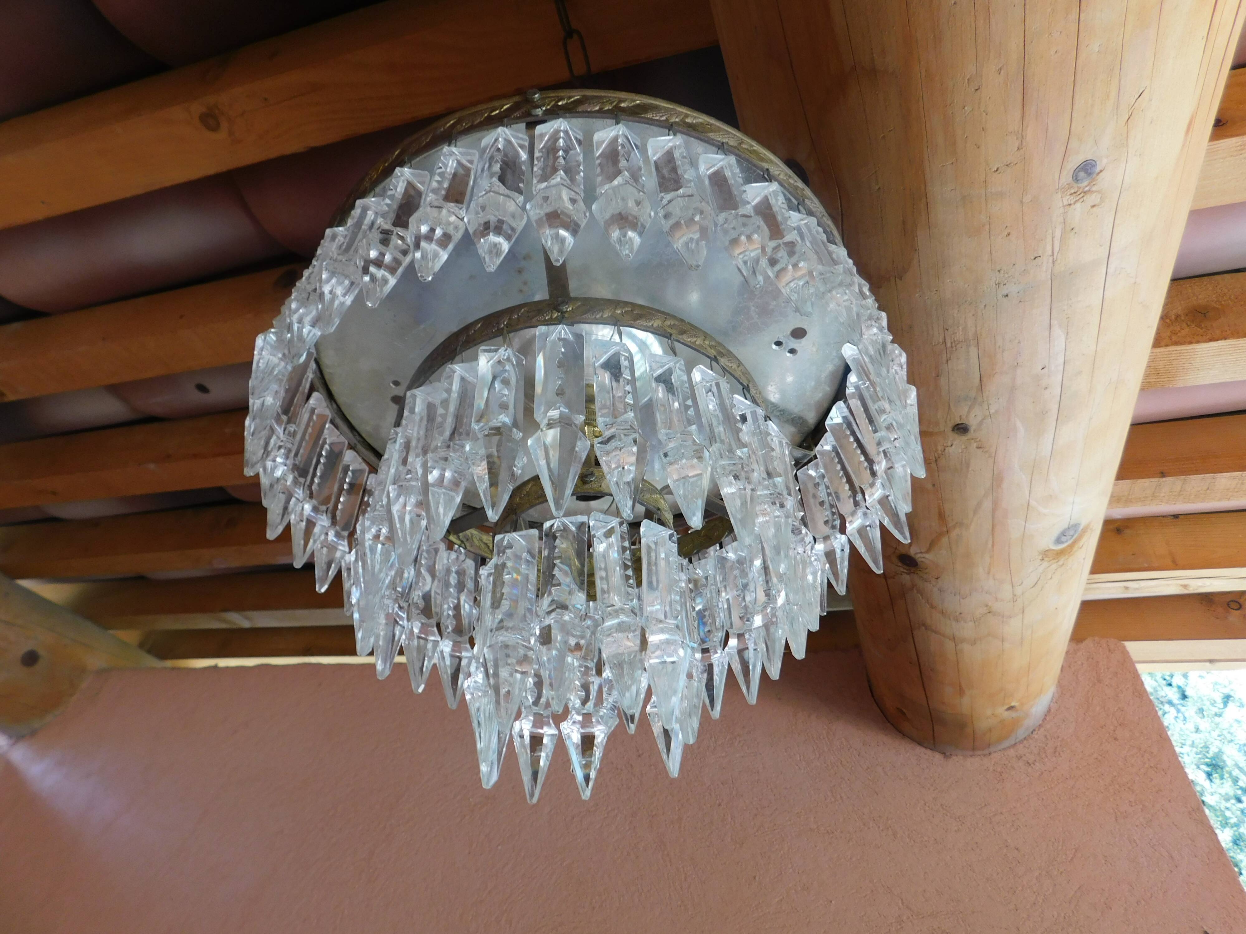Pair of tassel ceiling lights