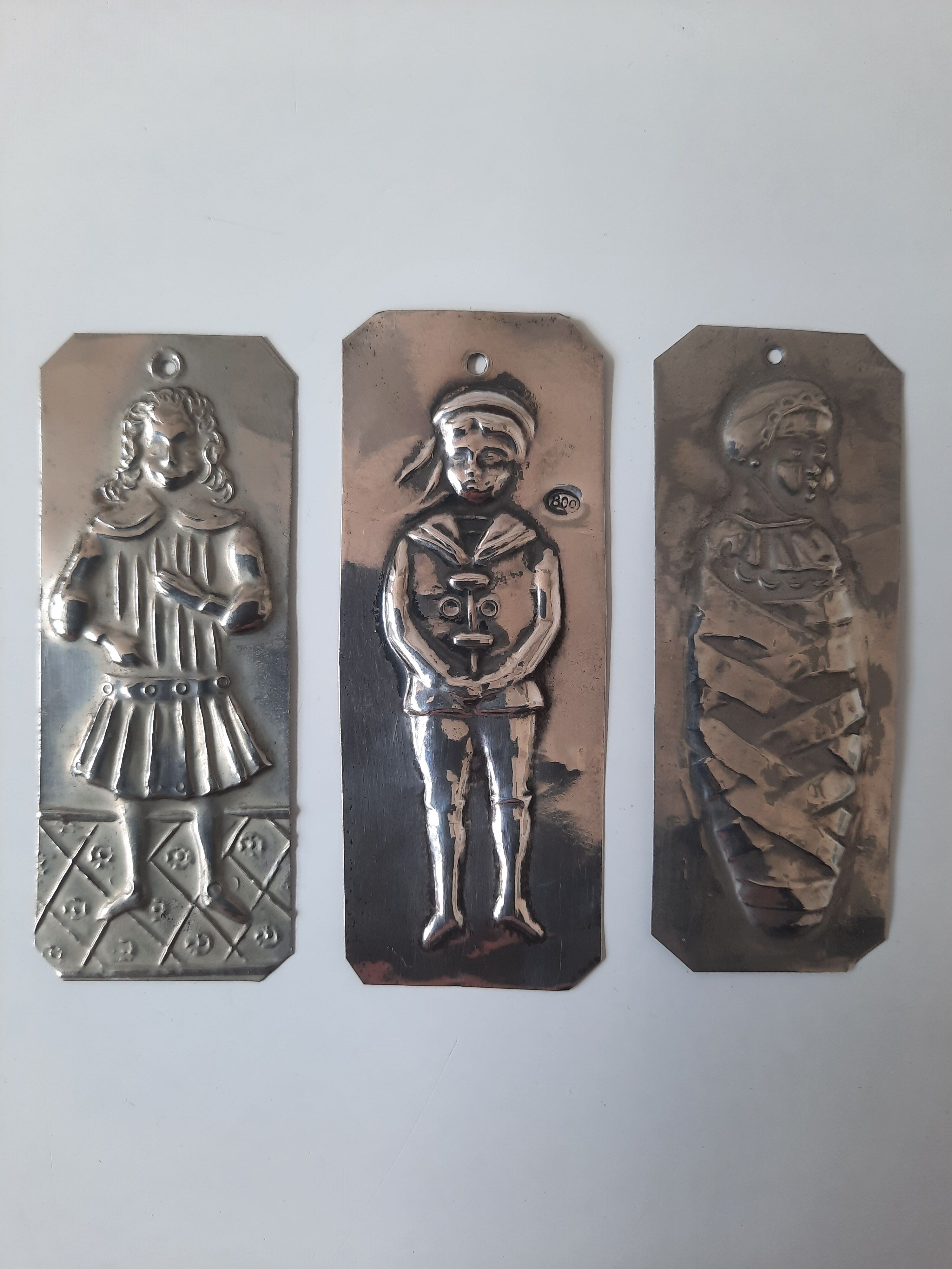 Lot of Greek ex-voto metal