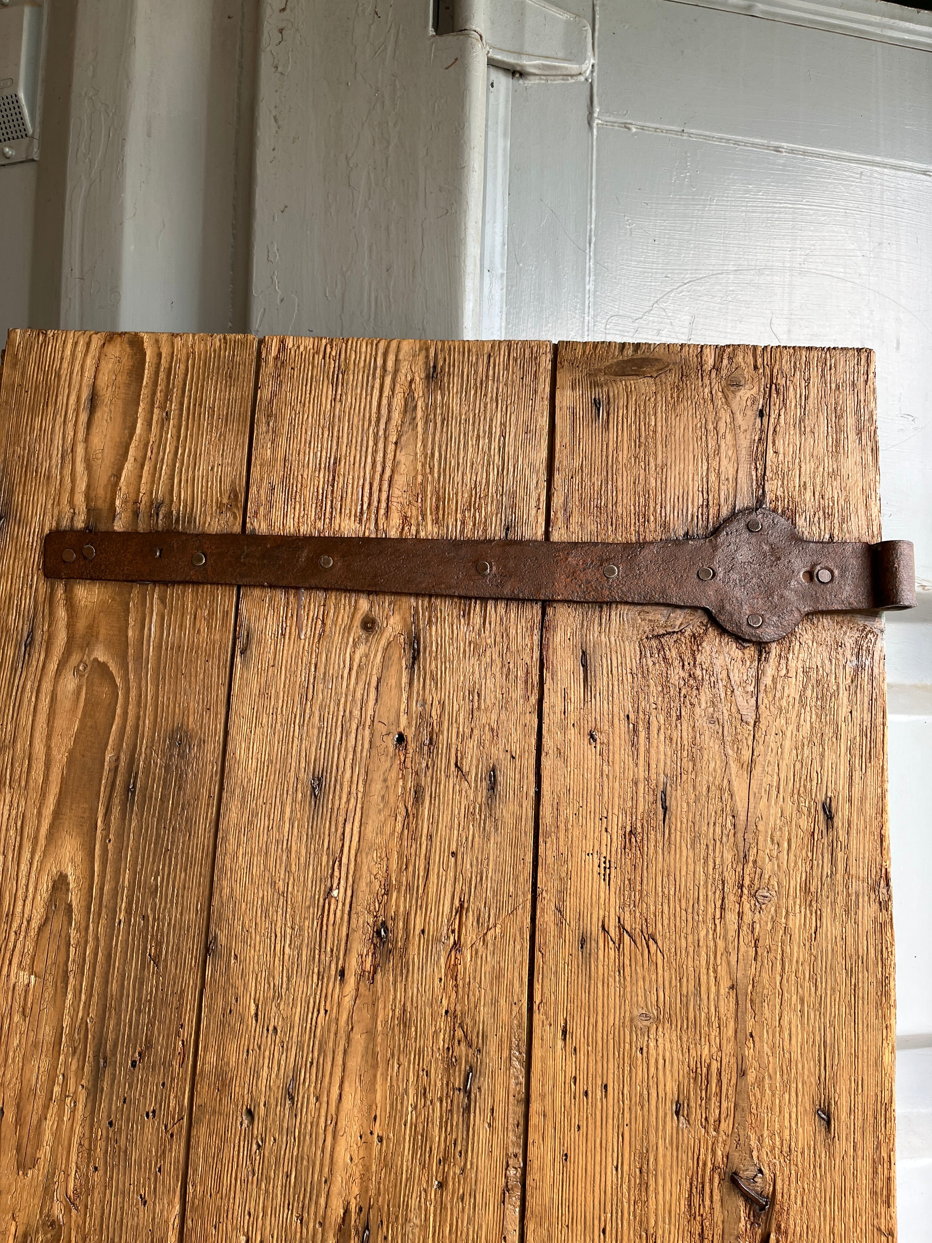 Old studded door