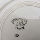 8 Lunéville plates