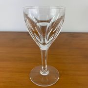 12 crystal wine glasses Lorraine Lemberg Bristol size