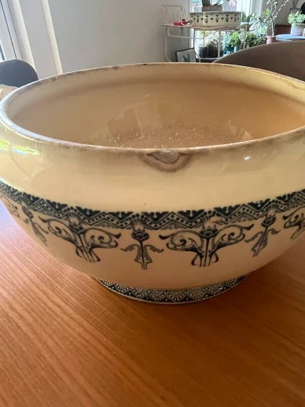 Gien soup tureen - Ironstone
