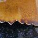 Glazed ceramic bowl amber — Atelier Cérenne, Vallauris (1950s)