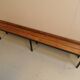 Banc d'école vintage