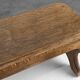 French Provincial Small 19th century rustic oak bench, France