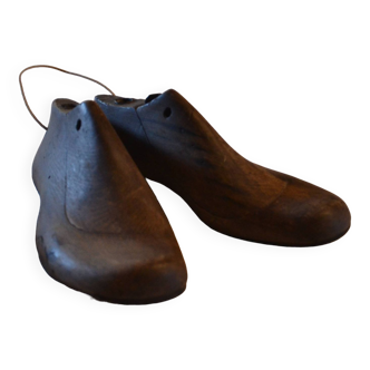 pair of wooden shoe trees