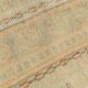 2x10 Vintage Brown & Cream Turkish Runner Rug, 80x306Cm