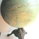 World map, Napoleon III Globe edited by FOREST, cast-iron tripod foot
