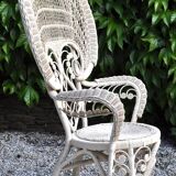 Peacock emmanuelle rattan armchair