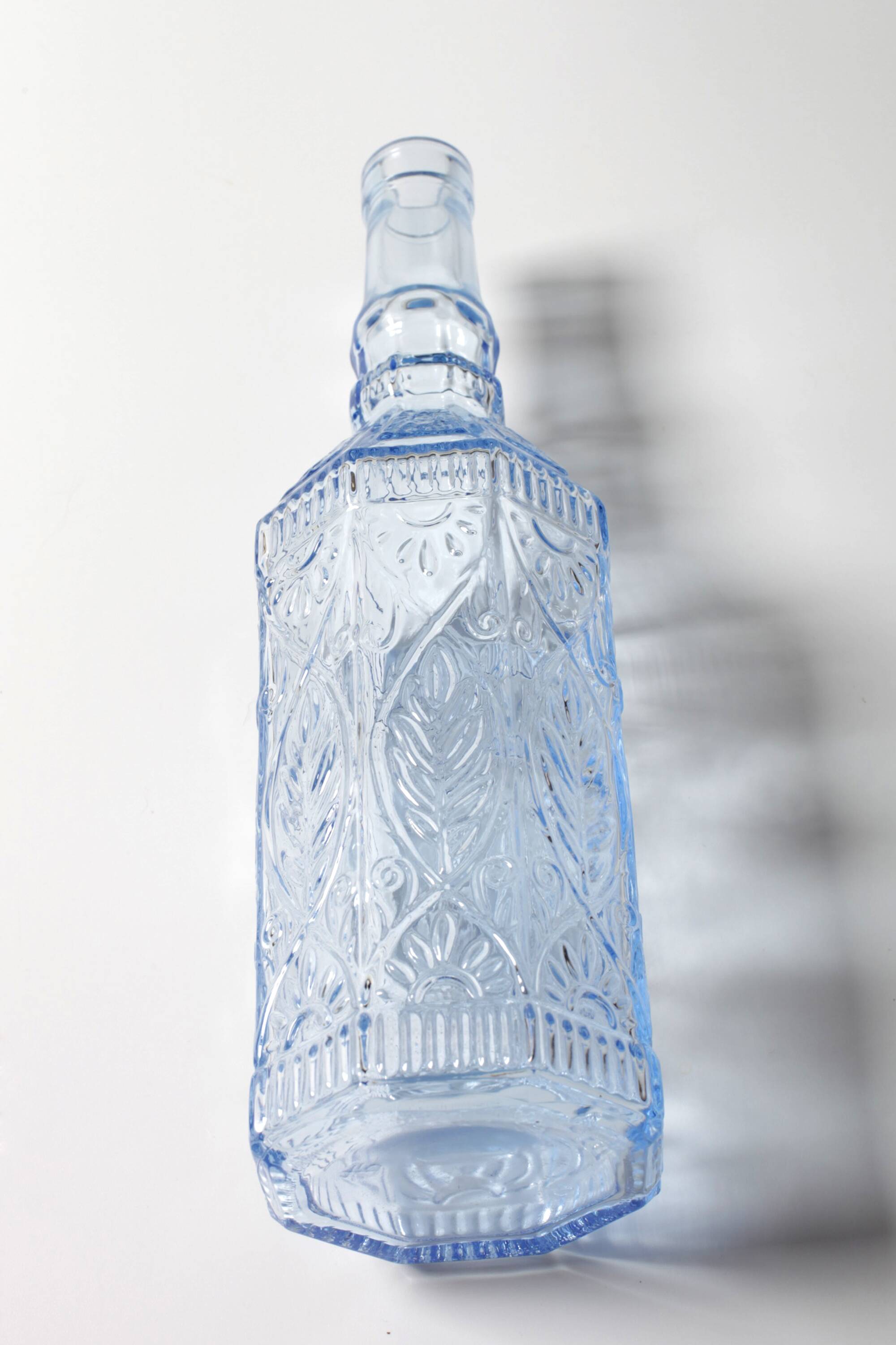 Vintage Light Blue Bottle / Country Home Fiesole Bottle 720ml / Bormioli