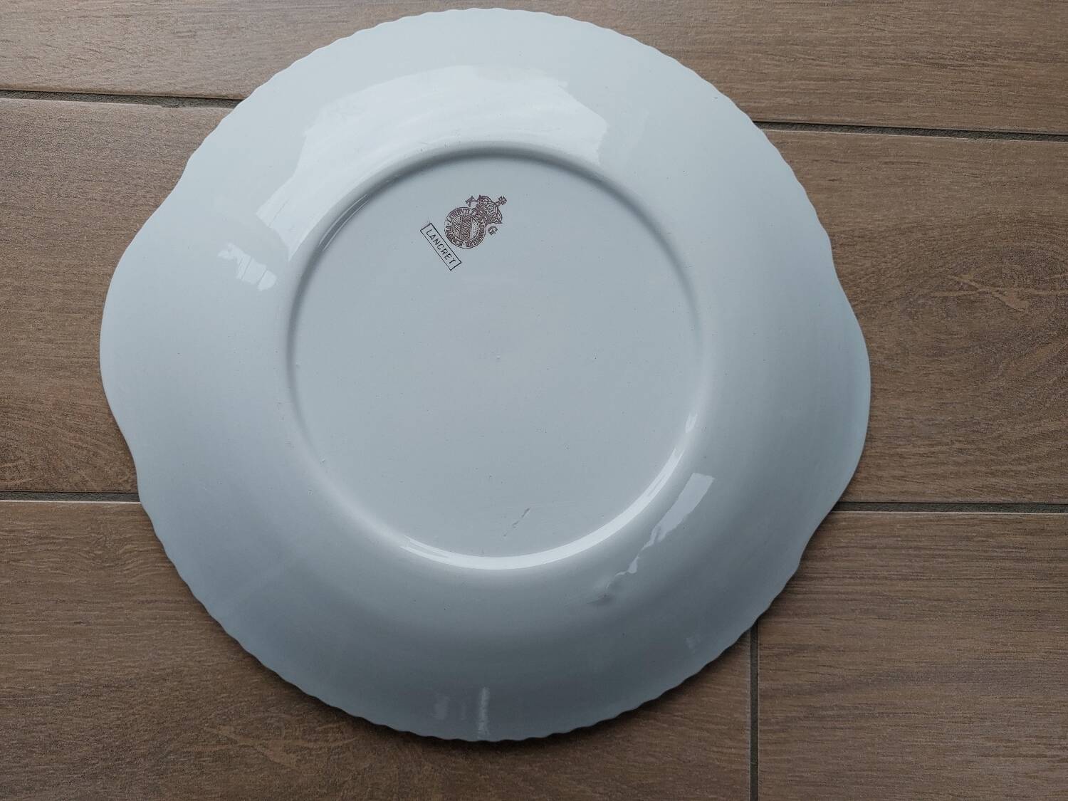 Serving dish Lunéville Badonviller