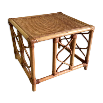 Rattan coffee table