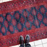 Afghan Baluch vintage rug 120x179cm
