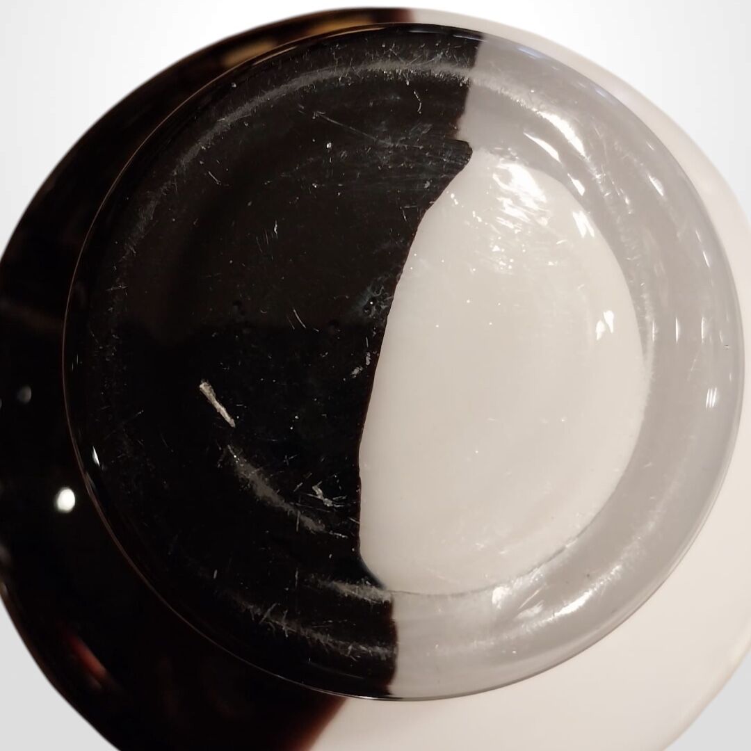 Two-coloured glass paste vase, 20th century