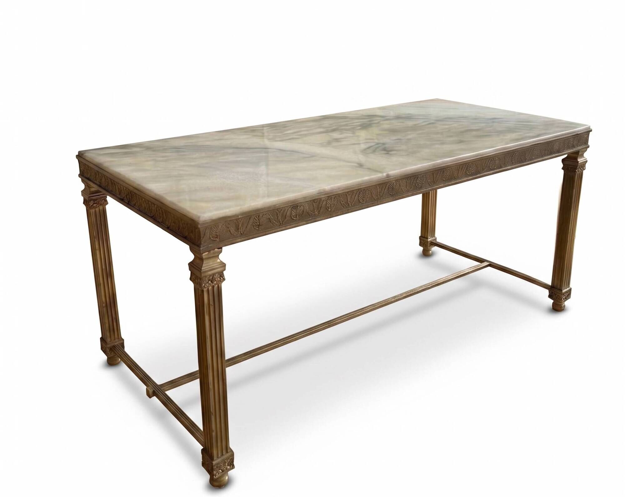 Marble coffee table in Louis XVI style