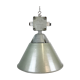 Industrial explosion proof lamp with aluminium shade from polam, 1970s