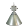 Industrial explosion proof lamp with aluminium shade from polam, 1970s