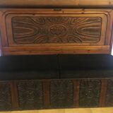 African style sofa + storage