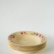 Set of 6 Gien flower soup plates, “Jeannine” model, 1940