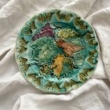 Old slip plate vine leaves grapes Onnaing