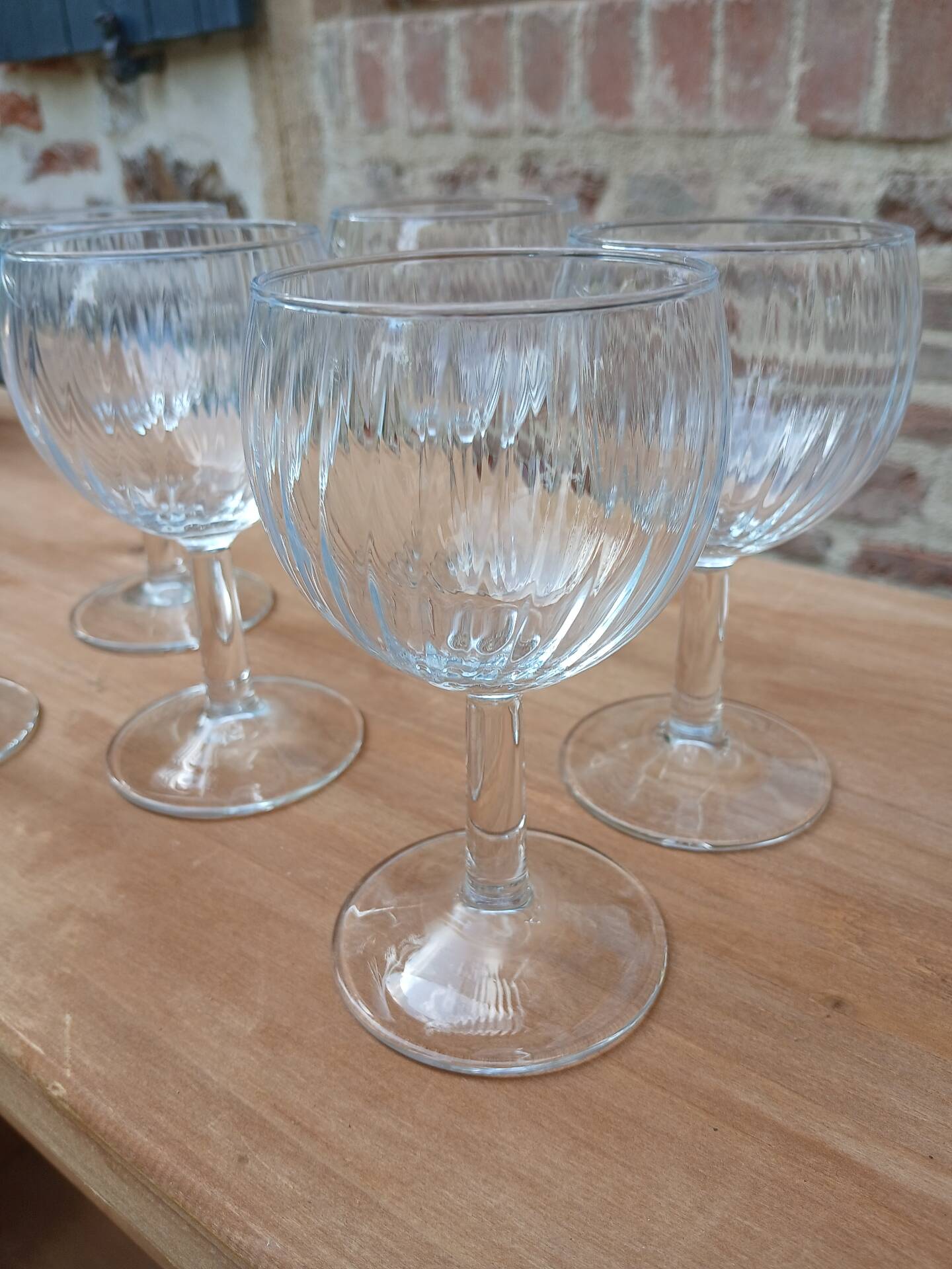 6 verres à vin ballons
