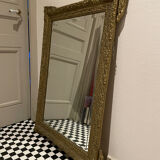 Antique golden mirror of Louis Philippe nineteenth century
