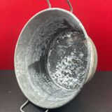 Old small zinc basin
