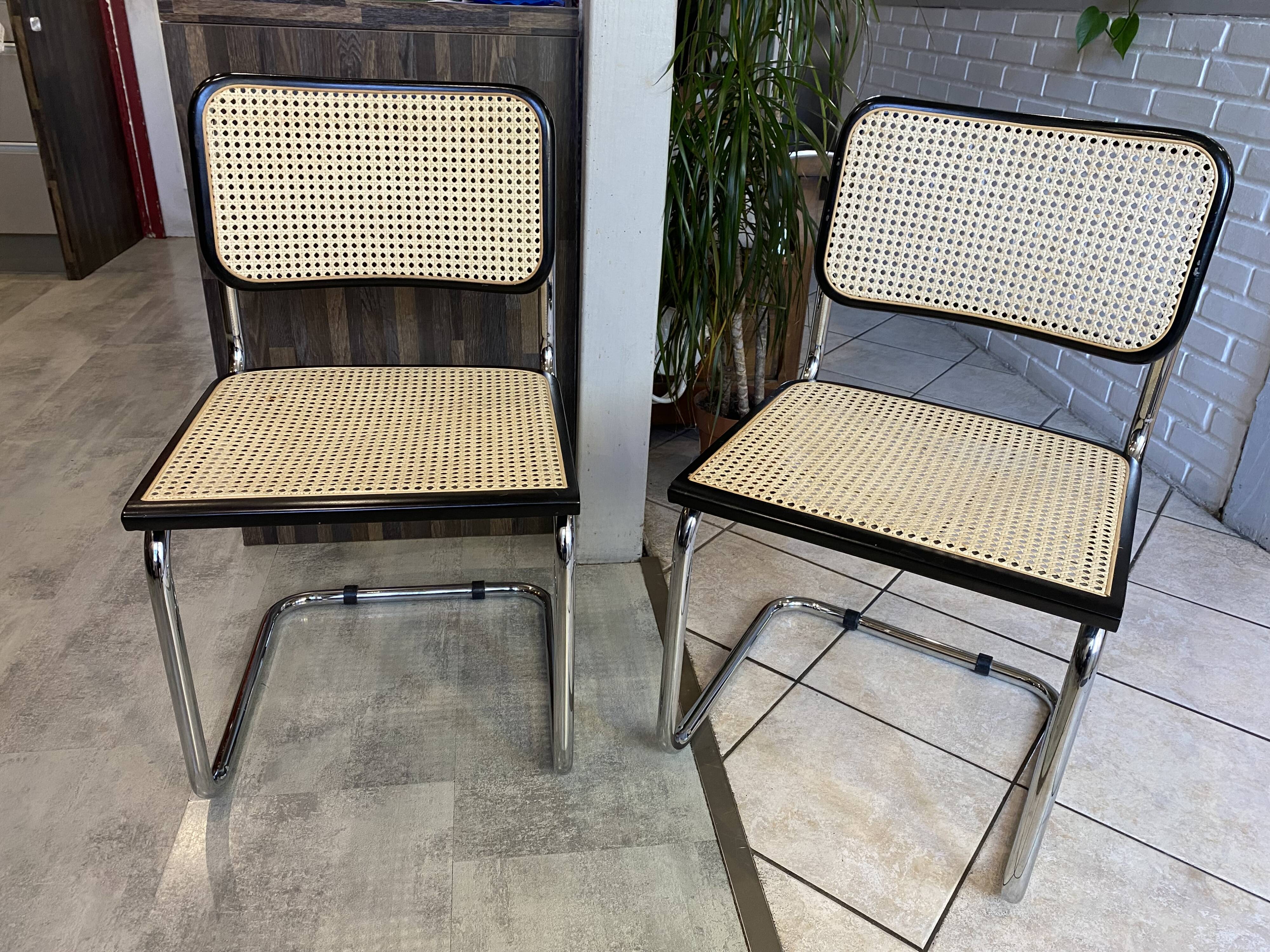 Cesca B32 chair vintage Marcel Breuer Italy