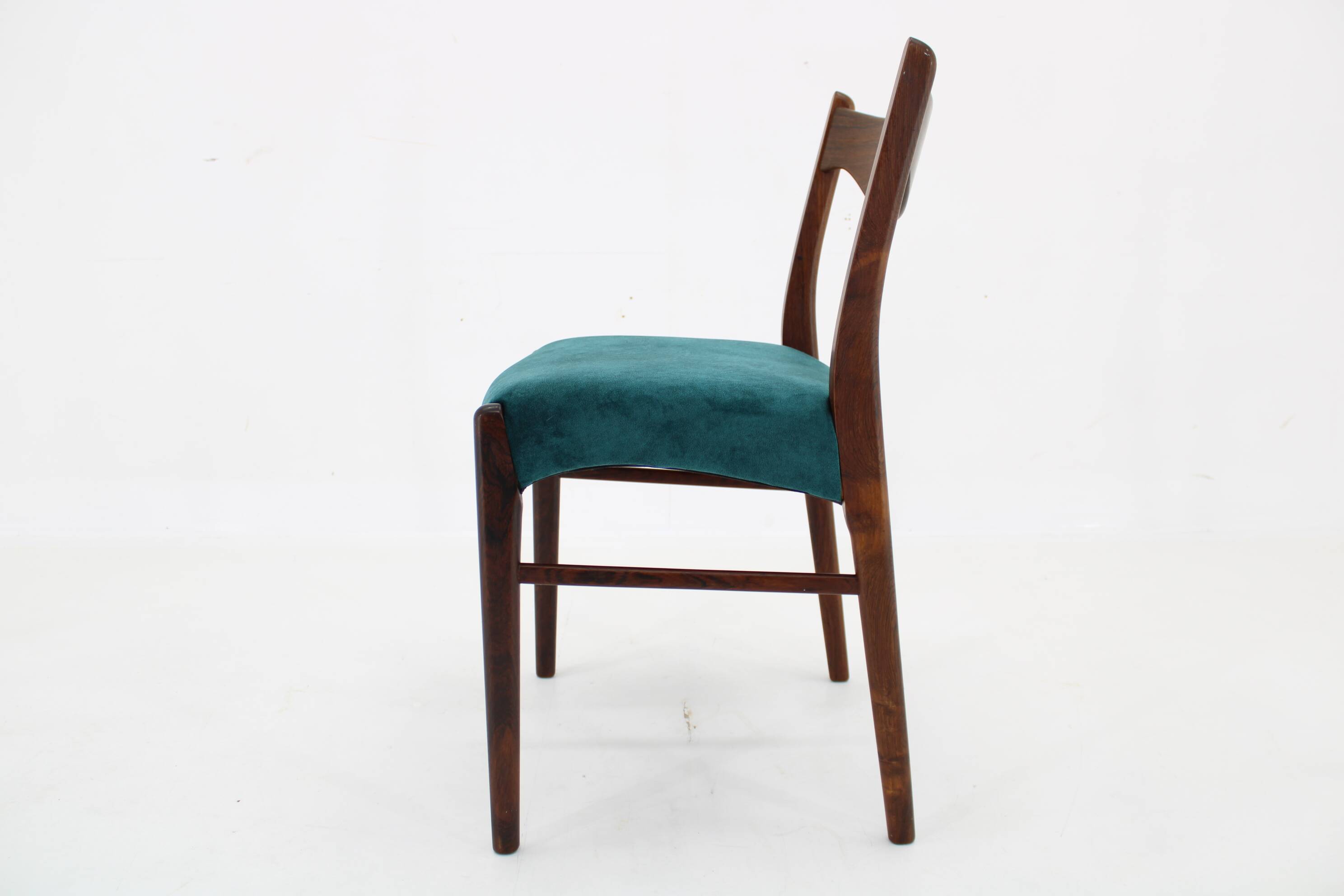 1960s Arne Wahl Iversen Set of Four Dining Chairs for Glyngøre Stolefabrik, Denmark