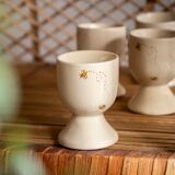 Set of 4 egg cups "Apolline"