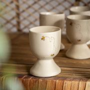 Set of 4 egg cups "Apolline"