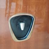 Vintage 1950s TV cabinet, with tapered legs.