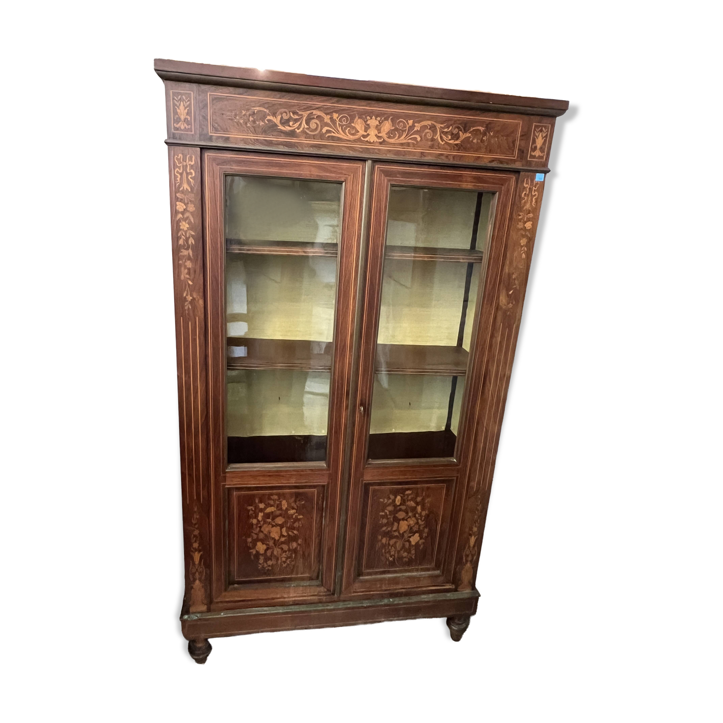 Charmante petite bibliothèque vitrine, typique d’époque Napoléon III