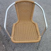 Chaises scoubidou et aluminium