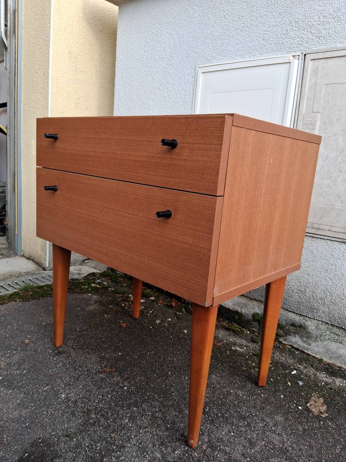 Vintage bedside table